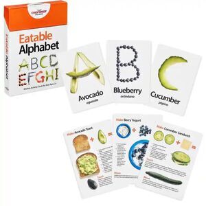 Eatable Alphabet Kitchen Activity Cards with Recipes Box Set.